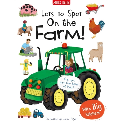 LOTS TO SPOT BIG STICKER ON THE FARM