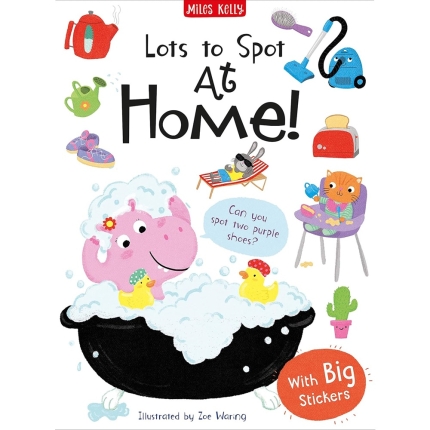 LOTS TO SPOT BIG STICKER AT HOME