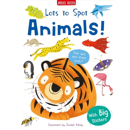 LOTS TO SPOTPB STICKER ANIMALS